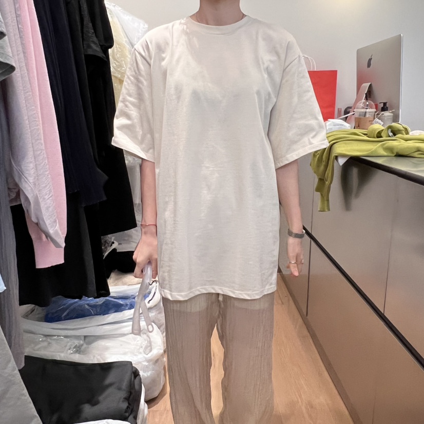 THERE韓國㊣直郵東大門代購女裝新品推薦25春夏人氣T恤刺繡THERET恤圖色4