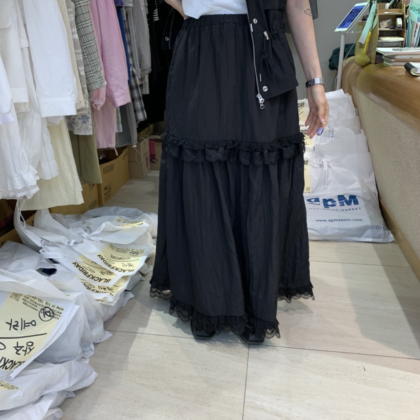 BLACKFRIDAY韓國直郵㊣東大門實拍女裝新款休閑時尚熱賣長裙BLACK FRIDAY長裙圖色2