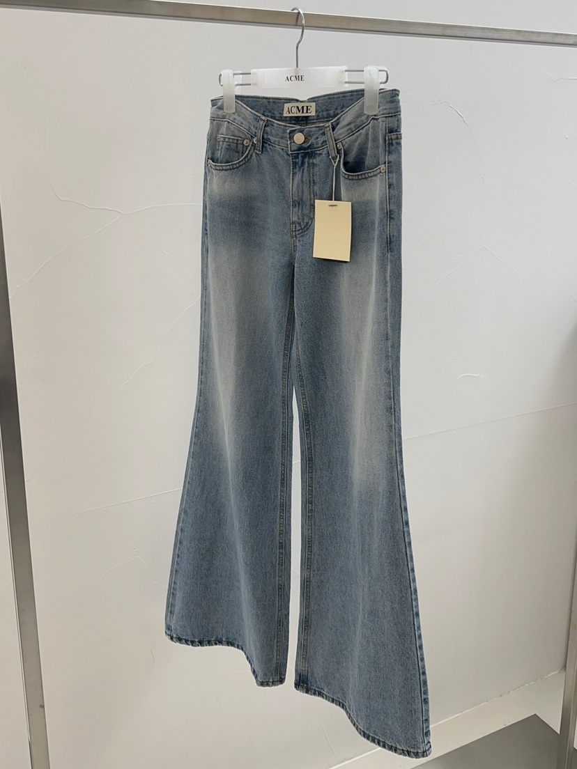 ACME直郵韓國代購㊣女裝新品25春夏熱賣推薦人氣休閑牛仔褲ACME牛仔褲