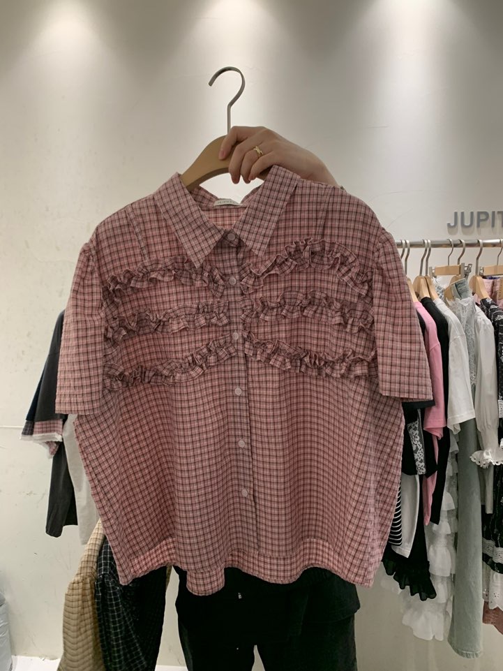 JUPITER韓國直郵女士新款時尚熱賣人氣職業休閑真品襯衫蕾絲衫JUPITER襯衫/蕾絲衫