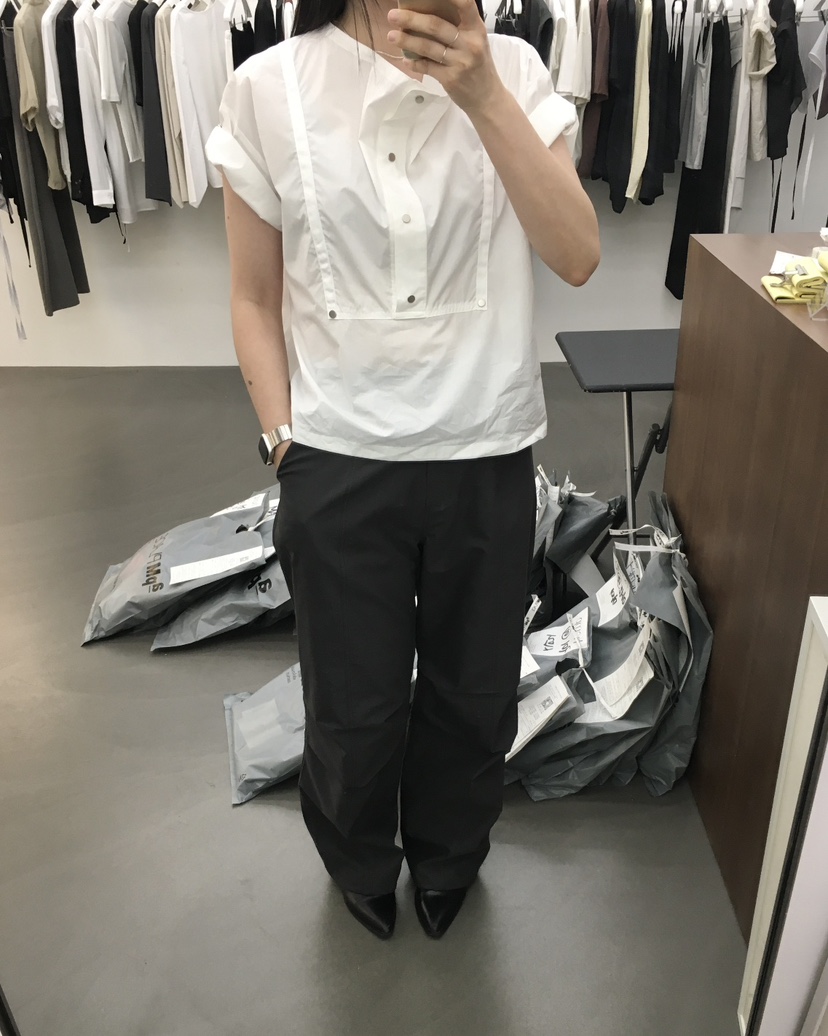 HEMP-P韓國代購女裝新品25春夏職業時尚推薦真品襯衫蕾絲衫hemp襯衫/蕾絲衫
