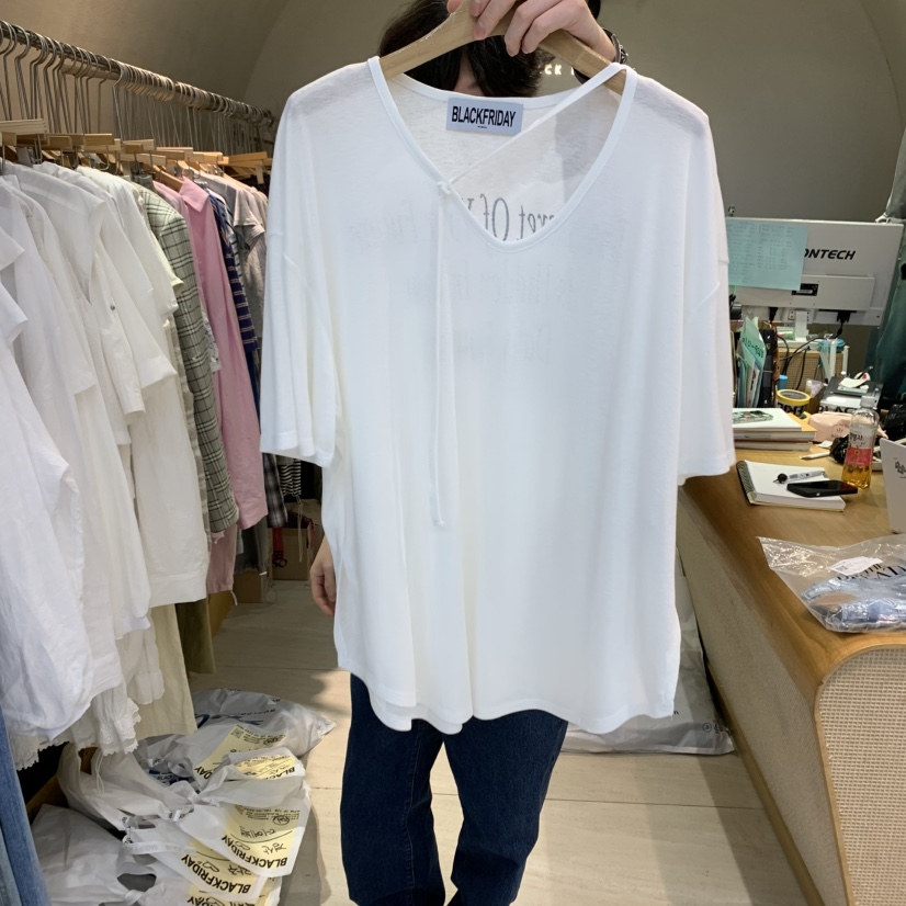 BLACKFRIDAY東大門直郵女裝新品人氣25春夏熱賣真品推薦T恤BLACK FRIDAYT恤圖色1