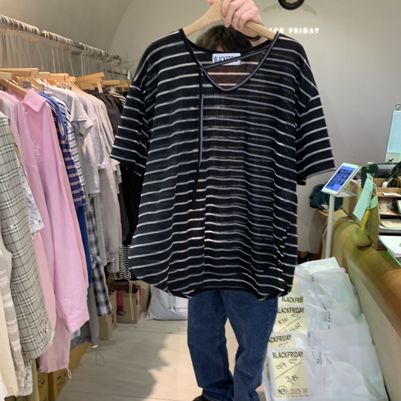 BLACKFRIDAY東大門直郵女裝新品人氣25春夏熱賣真品推薦T恤BLACK FRIDAYT恤圖色2