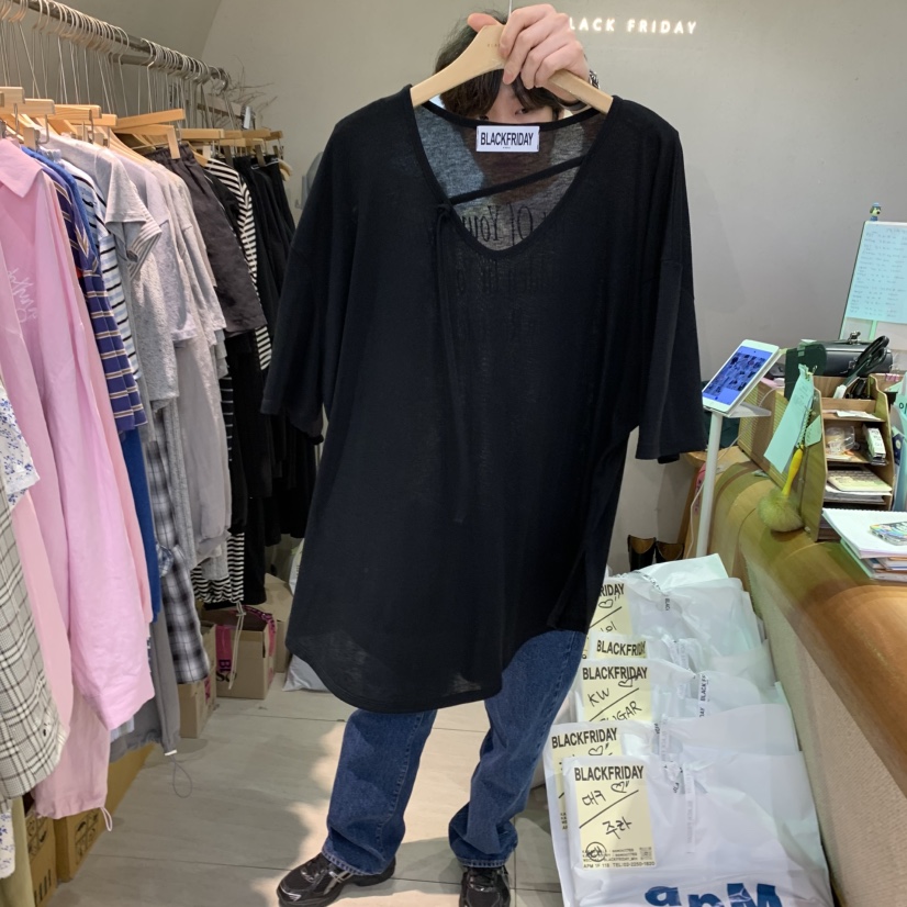 BLACKFRIDAY東大門直郵女裝新品人氣25春夏熱賣真品推薦T恤BLACK FRIDAYT恤圖色3