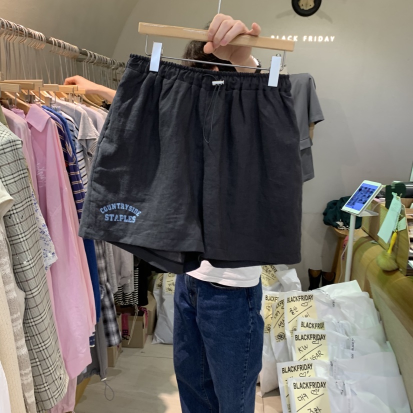 BLACKFRIDAY韓國代購女裝新款真品熱賣25春夏職業人氣休閑短褲BLACK FRIDAY短褲圖色2