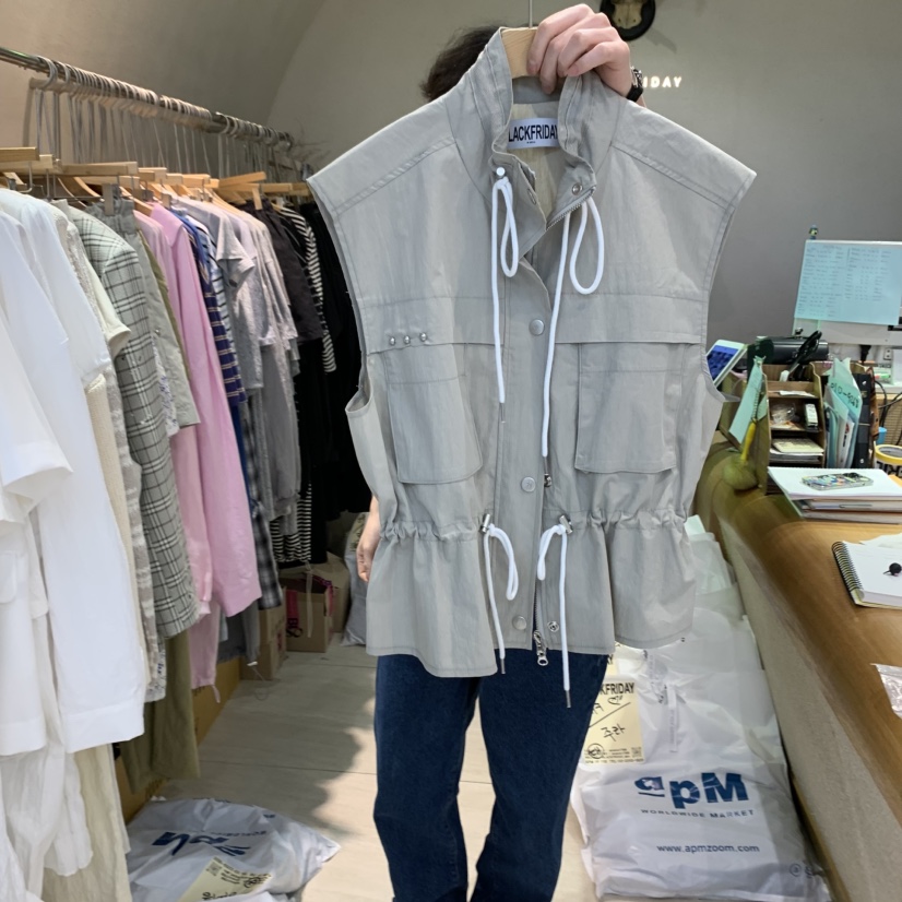 BLACKFRIDAY東大門實拍女士新品熱賣真品時尚職業休閑推薦馬甲BLACK FRIDAY馬甲圖色2