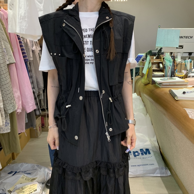 BLACKFRIDAY東大門實拍女士新品熱賣真品時尚職業休閑推薦馬甲BLACK FRIDAY馬甲圖色3