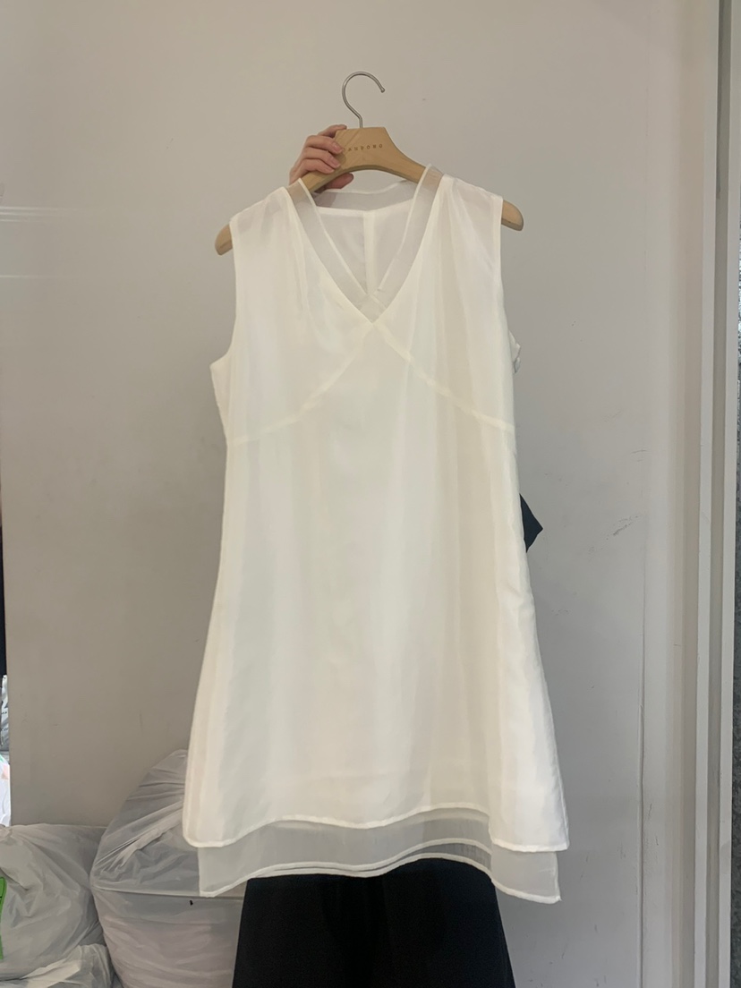 GAMDONG東大門直郵女裝新品熱賣25春夏人氣職業連衣裙歐根紗GAMDONG連衣裙