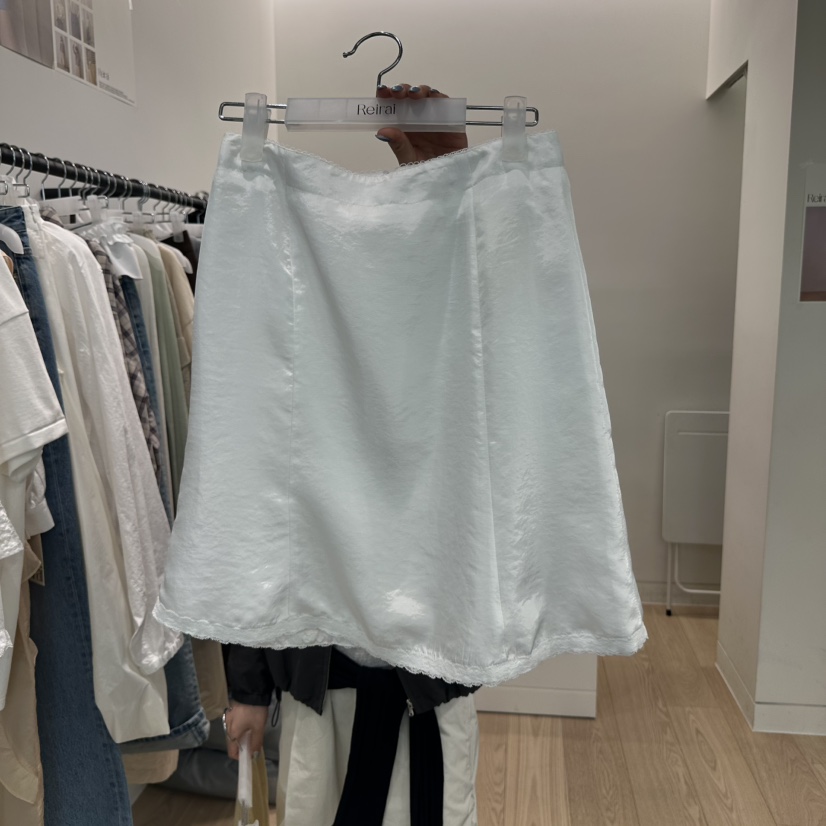 REIRAI東大門代購女士新品真品推薦休閑25春夏時尚短裙蕾絲Reirai短裙