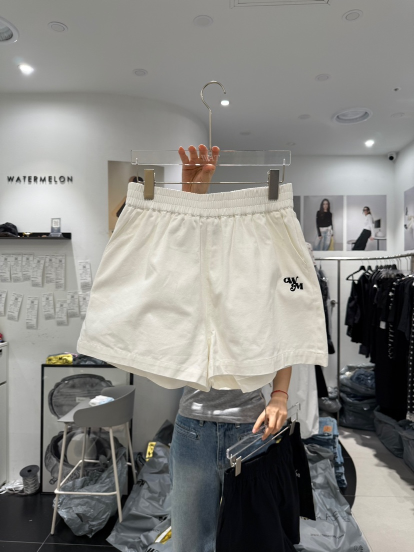 WATERMELON韓國代購女士新品熱賣休閑推薦25春夏時尚人氣短褲WATERMELON短褲圖色1