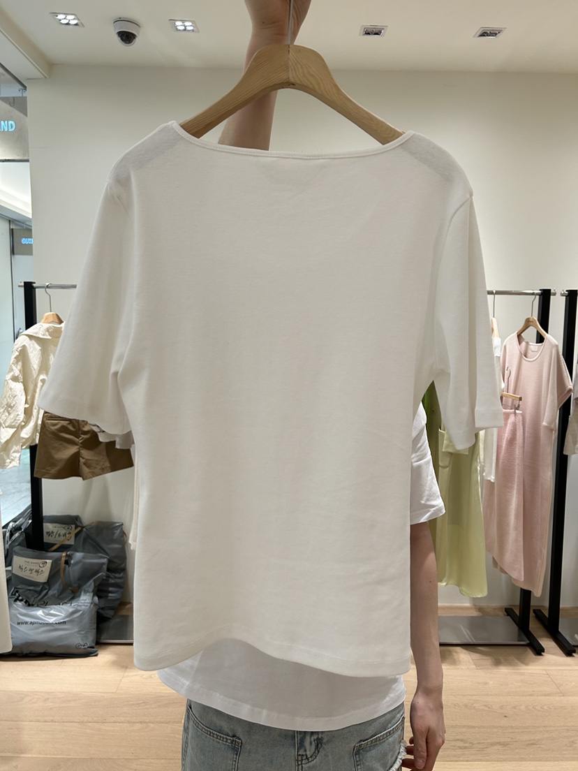 THE SAND/SAND BEIGE東大門實拍女士新品時尚25春夏休閑T恤THE SAND/SAND BEIGET恤