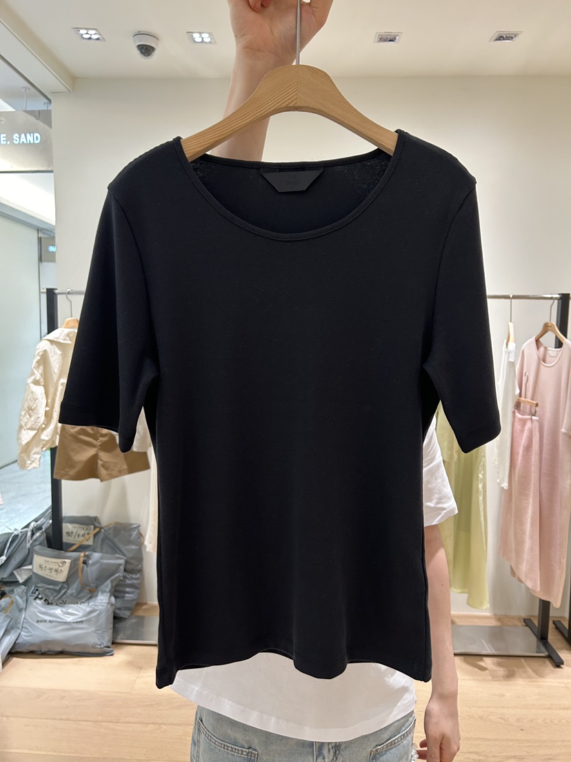 THE SAND/SAND BEIGE東大門實拍女士新品時尚25春夏休閑T恤THE SAND/SAND BEIGET恤圖色4