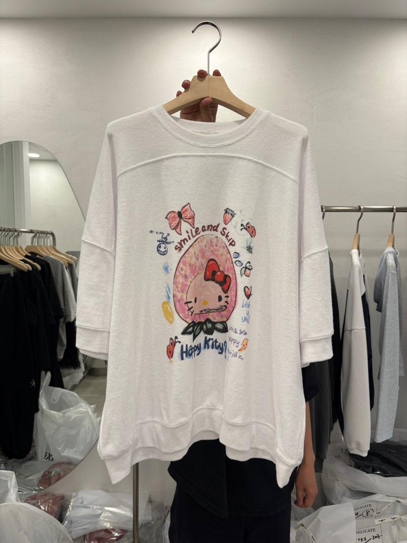 DELICATE韓國代購女士新款25春夏職業推薦熱賣休閑時尚真品T恤DELICATET恤