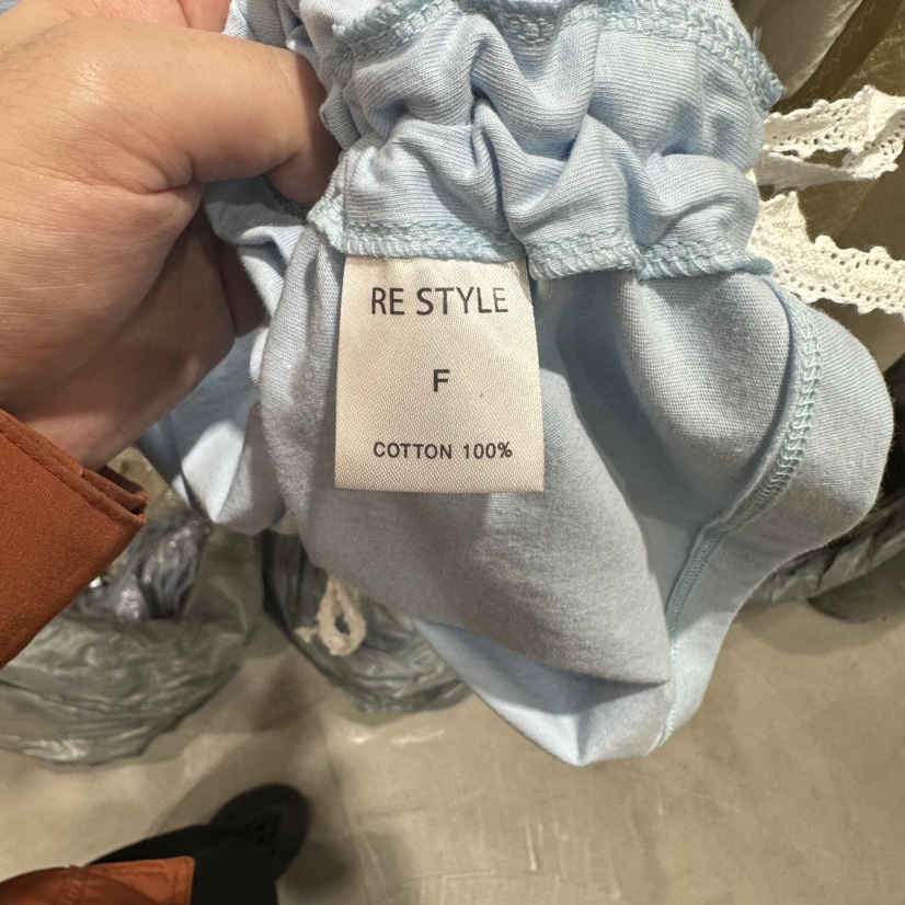 RE STYLE-Q韓國直郵女裝新品休閑推薦職業時尚真品熱賣T恤RE STYLET恤