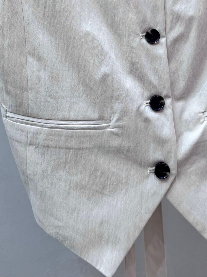 NOB東大門實拍女士新品職業熱賣人氣25春夏真品休閑推薦馬甲AMOEBA馬甲