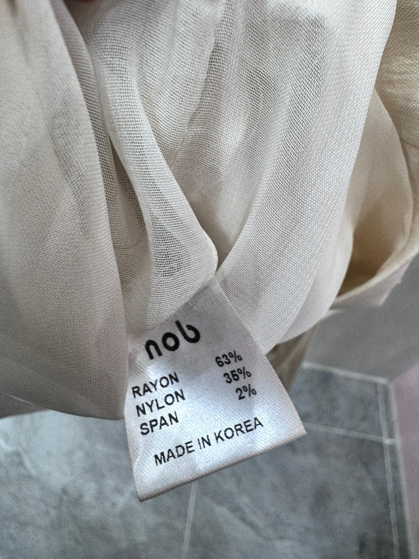 NOB東大門實拍女士新品職業熱賣人氣25春夏真品休閑推薦馬甲AMOEBA馬甲