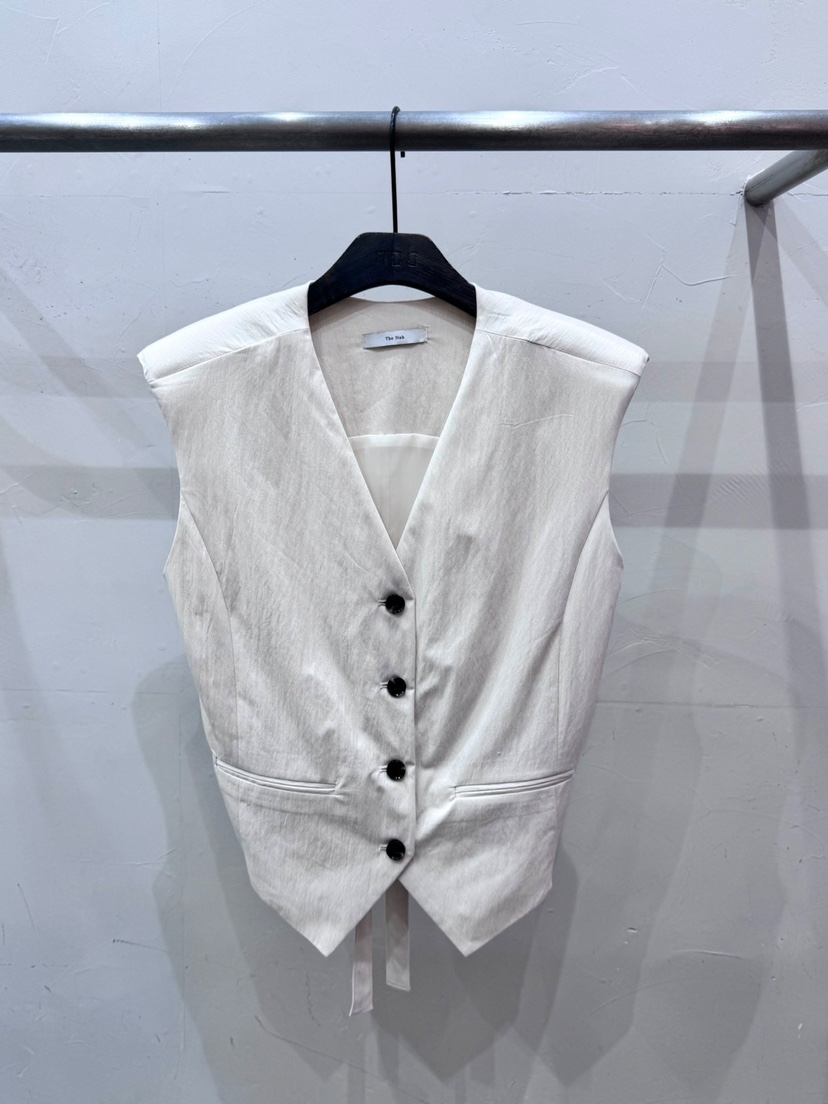 NOB東大門實拍女士新品職業熱賣人氣25春夏真品休閑推薦馬甲AMOEBA馬甲圖色1