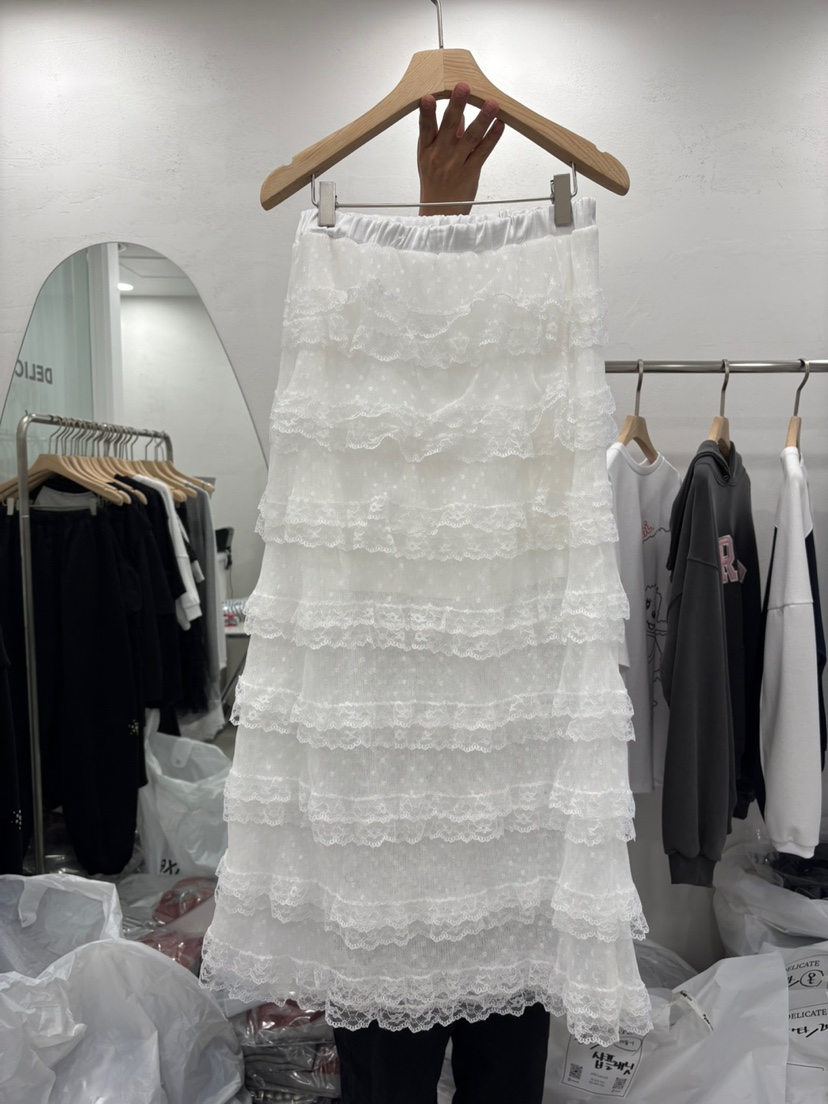 DELICATE韓國代購女裝新品人氣時尚職業25春夏推薦休閑長裙DELICATE長裙