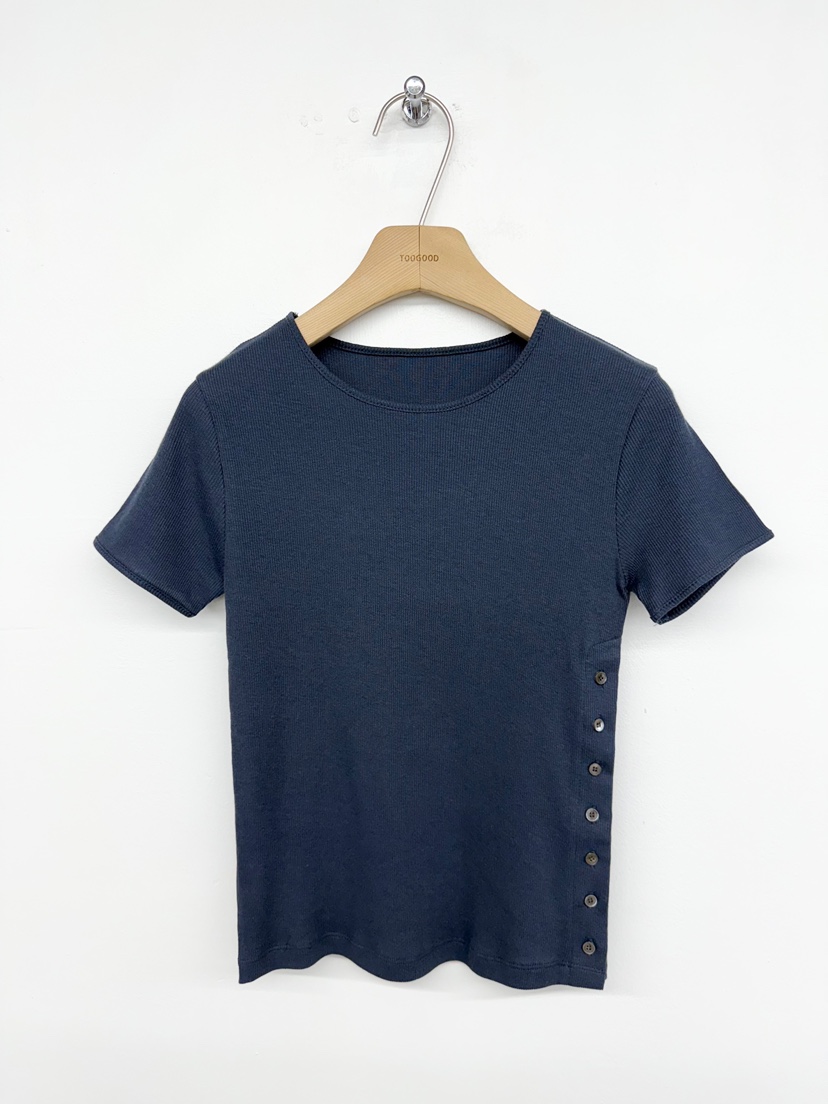 TOOGOOD東大門直郵女裝新品時尚休閑人氣職業真品熱賣T恤紐扣TOOGOODT恤圖色3