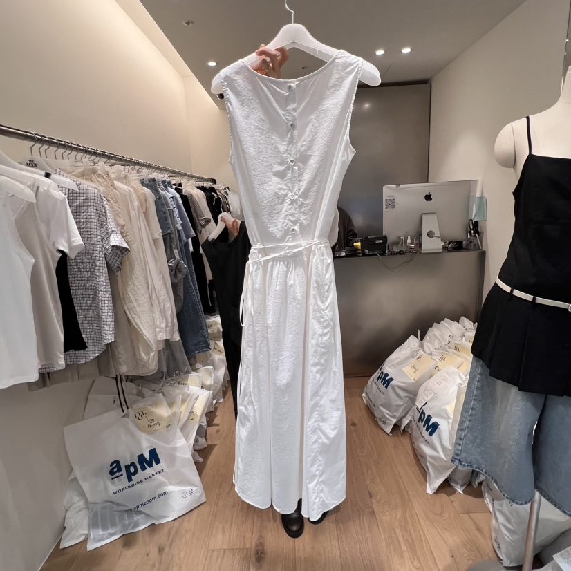 MEET ME東大門直郵女裝新品熱賣25春夏時尚人氣連衣裙含小包MEET ME連衣裙