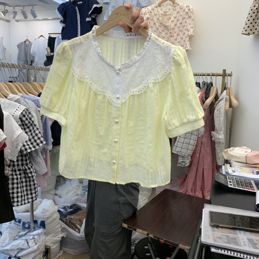 BEEN-A韓國直郵女士新品真品熱賣時尚職業人氣推薦襯衫蕾絲衫BEEN-A襯衫/蕾絲衫圖色2