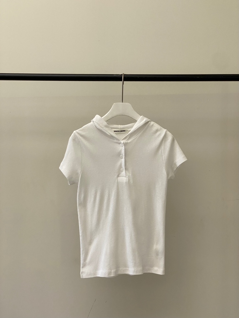 MUCH MORE韓國直郵女裝新款時尚25春夏熱賣休閑推薦職業T恤MUCH MORET恤圖色1