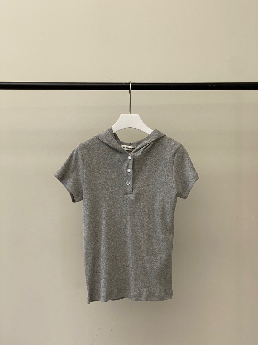 MUCH MORE韓國直郵女裝新款時尚25春夏熱賣休閑推薦職業T恤MUCH MORET恤圖色3