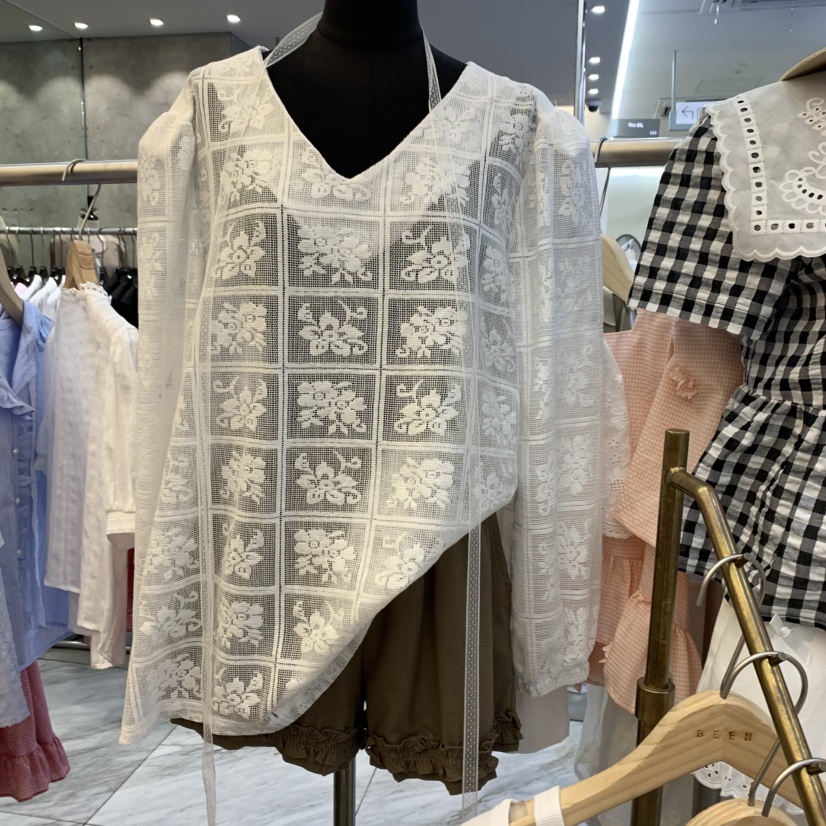 BEEN-A韓國代購女士新品時尚人氣休閑職業推薦25春夏針織衫BEEN-A針織衫圖色1