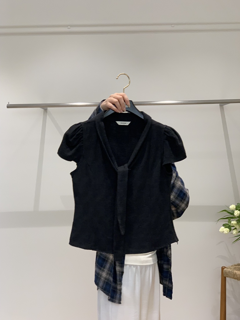 FOUNDERS東大門代購女士新品時尚職業25春夏人氣襯衫蕾絲衫FOUNDERS襯衫/蕾絲衫圖色2