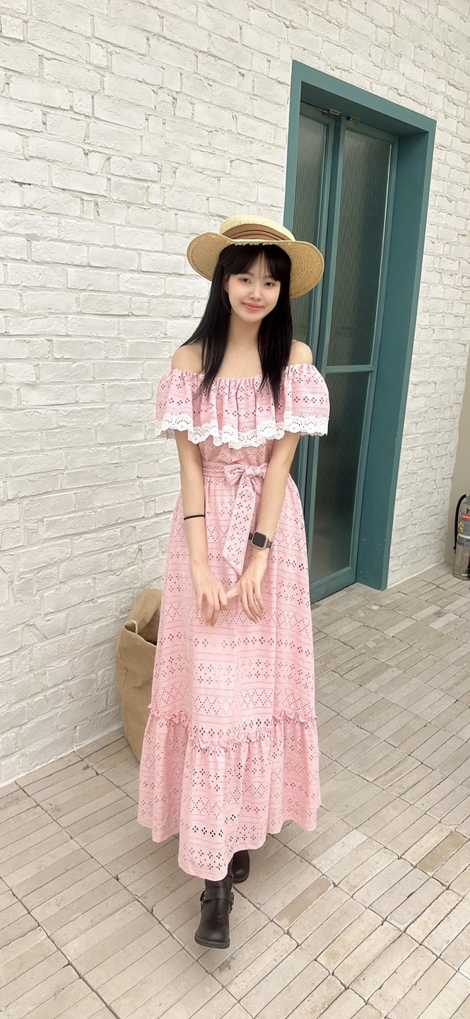YARD東大門代購女士新品25春夏職業熱賣推薦時尚連衣裙含腰帶YARD連衣裙