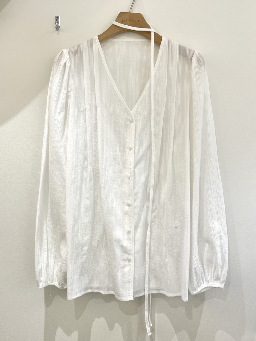 OBSESS韓國直郵女裝新品職業推薦25春夏休閑熱賣襯衫蕾絲衫OBSESS/EARLY BIRD襯衫/蕾絲衫圖色2