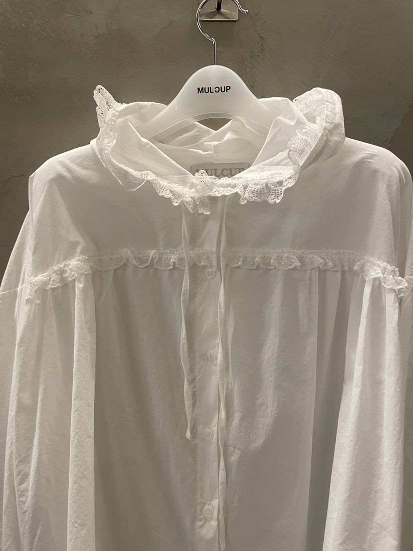 MULCUP韓國代購女裝新品時尚職業人氣推薦真品25春夏襯衫蕾絲衫MULCUP襯衫/蕾絲衫