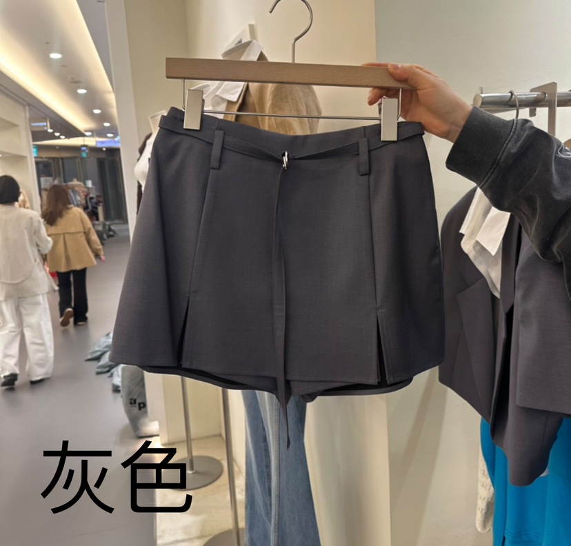 TOMGIRL東大門直郵女裝新品推薦人氣休閑時尚職業裙褲含腰帶TOMGIRL裙褲