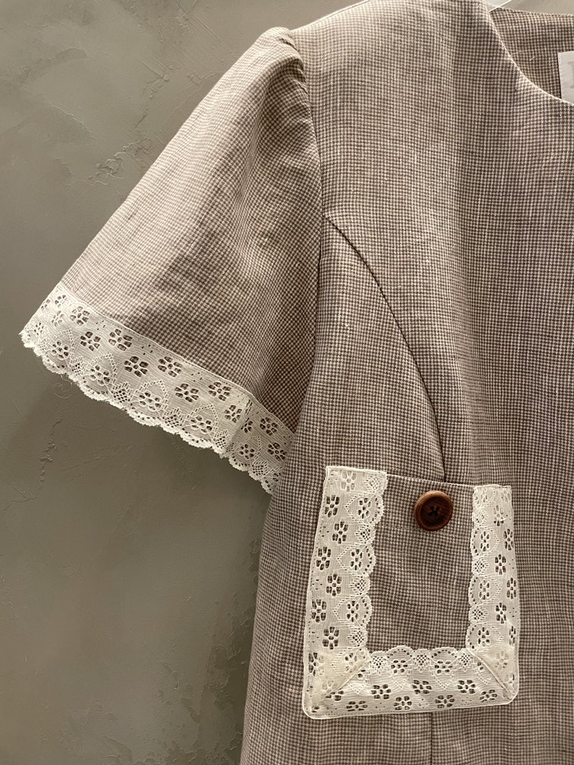 MULCUP東大門實拍女士新款休閑熱賣人氣推薦時尚25春夏夾克格紋MULCUP夾克