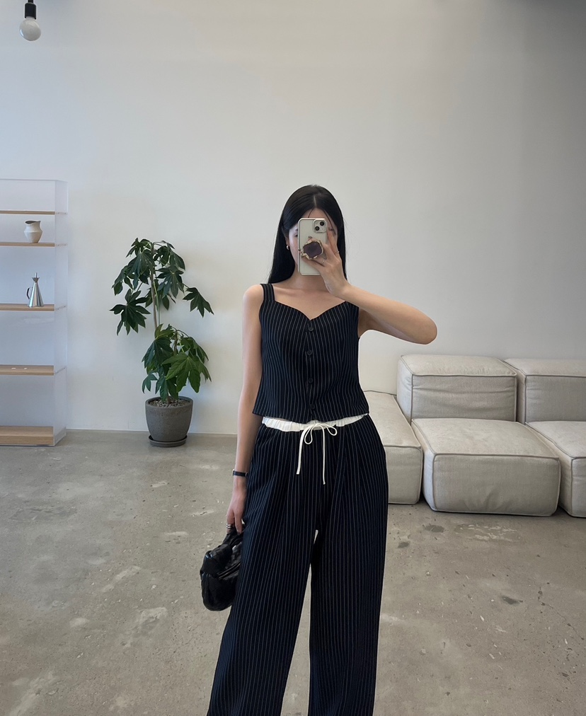 AMUSE SEOUL東大門直郵女裝新款職業熱賣時尚推薦休閑馬甲AMUSE SEOUL馬甲