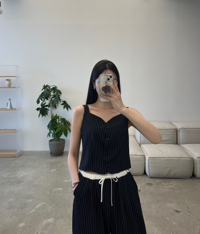 AMUSE SEOUL東大門直郵女裝新款職業熱賣時尚推薦休閑馬甲AMUSE SEOUL馬甲