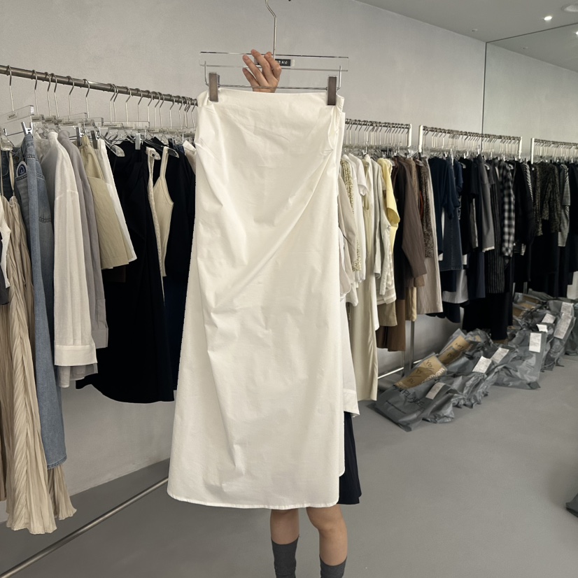 DOUBLE STANDARD/LE SMOKING/MAISONSTAFF韓國代購女士新款真品長裙MAISONSTAFF長裙