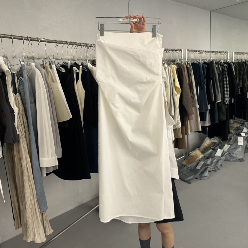 DOUBLE STANDARD/LE SMOKING/MAISONSTAFF韓國代購女士新款真品長裙MAISONSTAFF長裙