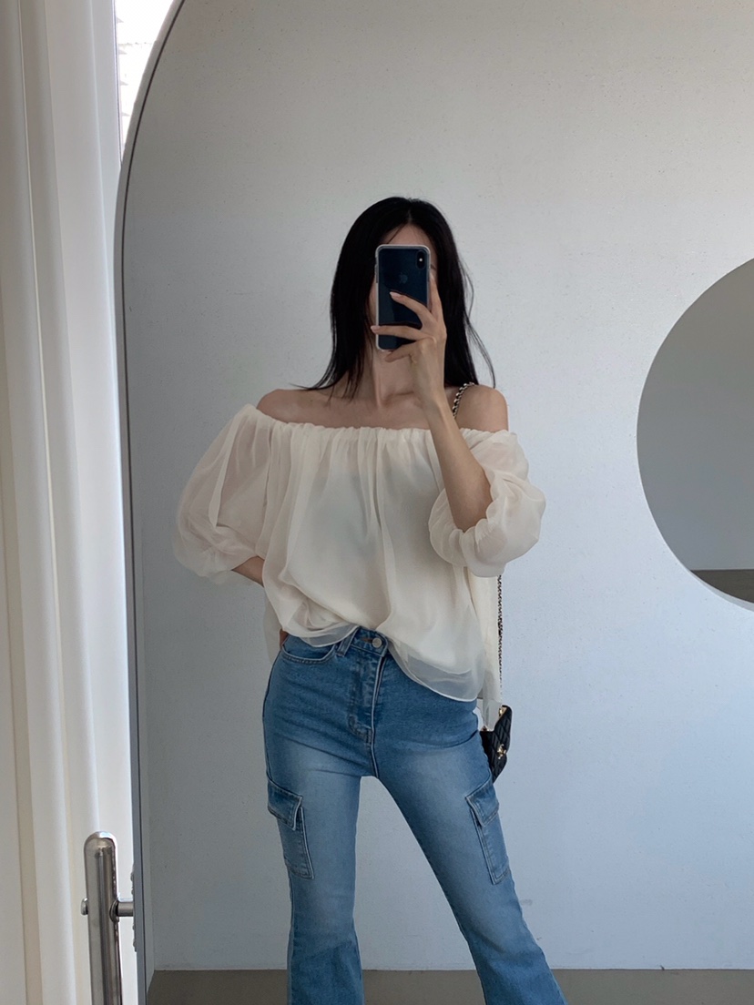 VERANDA韓國代購女裝新品熱賣25春夏人氣時尚真品襯衫蕾絲衫VERANDA襯衫/蕾絲衫