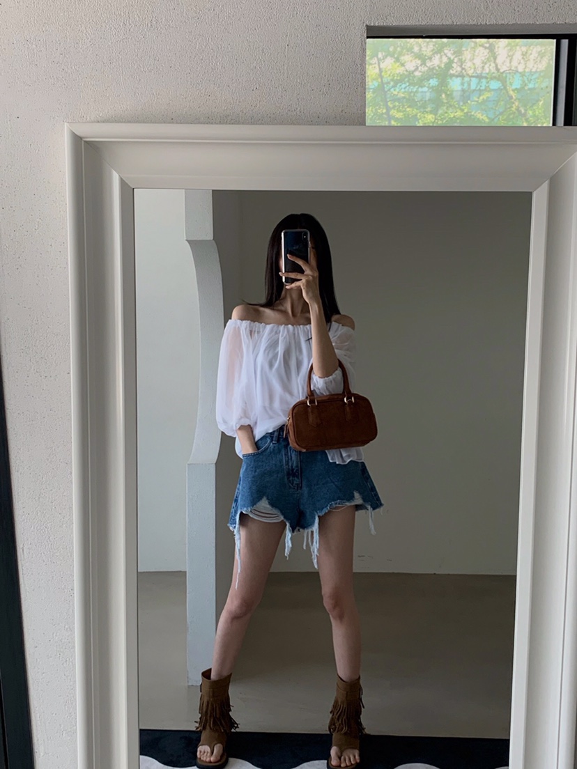 VERANDA韓國代購女裝新品熱賣25春夏人氣時尚真品襯衫蕾絲衫VERANDA襯衫/蕾絲衫