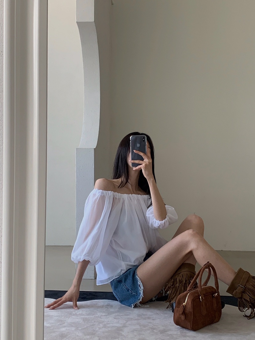 VERANDA韓國代購女裝新品熱賣25春夏人氣時尚真品襯衫蕾絲衫VERANDA襯衫/蕾絲衫