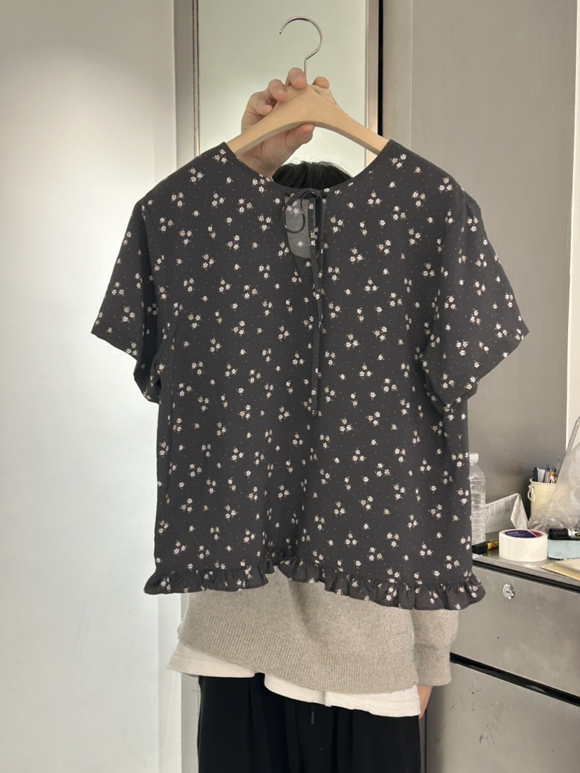 PEPPER-L韓國直郵女裝新品25春夏職業人氣熱賣休閑襯衫蕾絲衫PEPPER襯衫/蕾絲衫