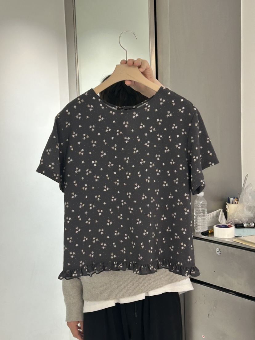 PEPPER-L韓國直郵女裝新品25春夏職業人氣熱賣休閑襯衫蕾絲衫PEPPER襯衫/蕾絲衫