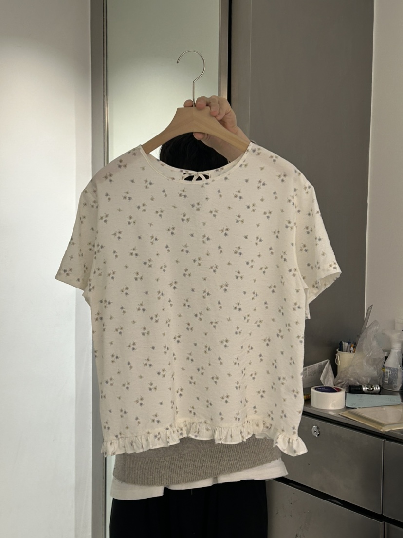 PEPPER-L韓國直郵女裝新品25春夏職業人氣熱賣休閑襯衫蕾絲衫PEPPER襯衫/蕾絲衫圖色2