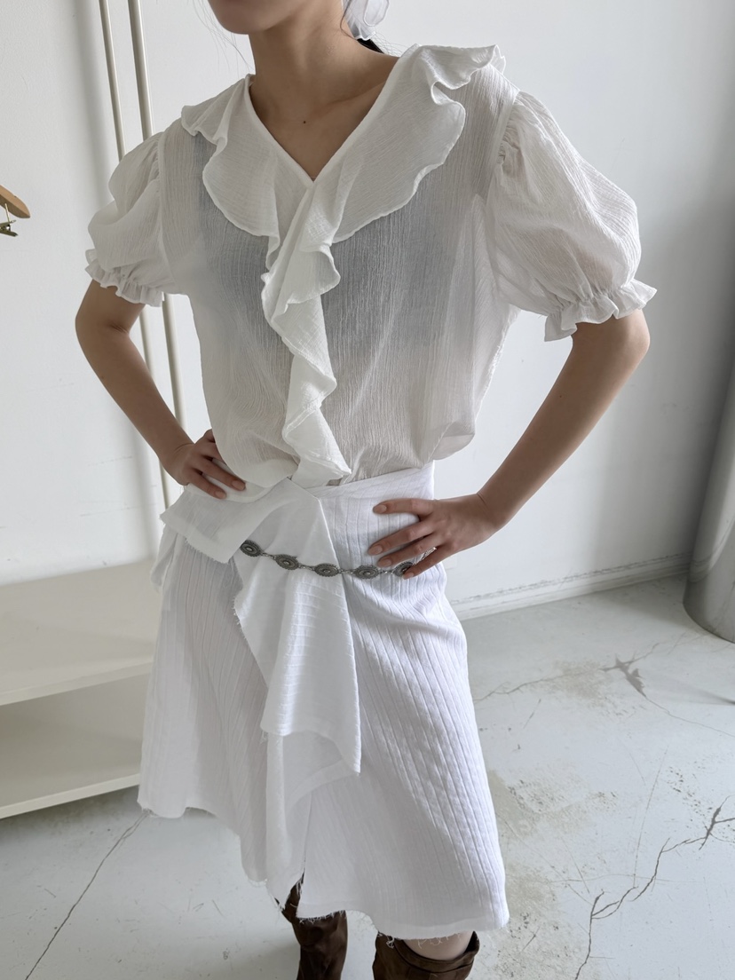 BETWEEN US東大門實拍女裝新品推薦25春夏人氣熱賣襯衫蕾絲衫JICJO:SEOUL襯衫/蕾絲衫