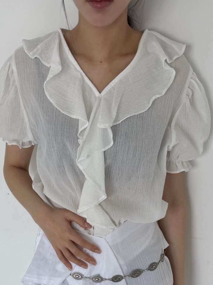 BETWEEN US東大門實拍女裝新品推薦25春夏人氣熱賣襯衫蕾絲衫JICJO:SEOUL襯衫/蕾絲衫