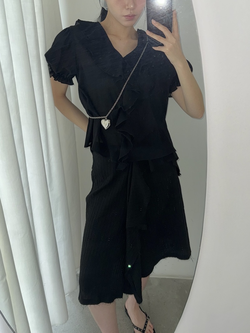 BETWEEN US東大門實拍女裝新品推薦25春夏人氣熱賣襯衫蕾絲衫JICJO:SEOUL襯衫/蕾絲衫