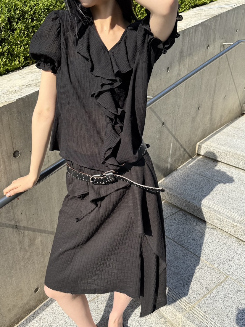 BETWEEN US東大門實拍女裝新品推薦25春夏人氣熱賣襯衫蕾絲衫JICJO:SEOUL襯衫/蕾絲衫