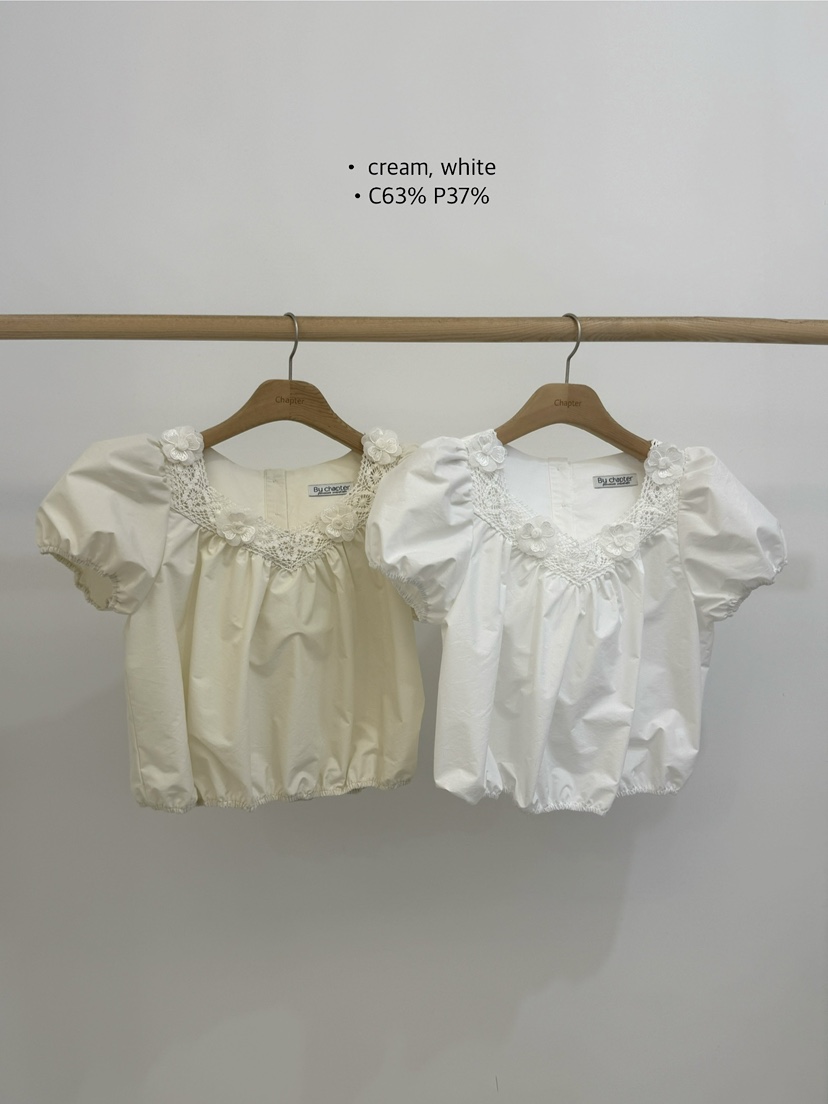 BY CHAPTER東大門代購女士新品職業25春夏時尚休閑襯衫蕾絲衫Chapter襯衫/蕾絲衫