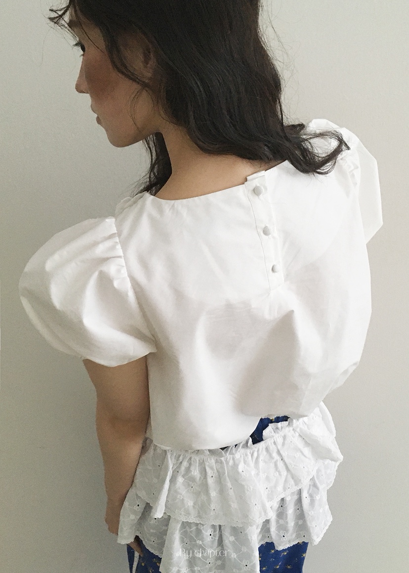 BY CHAPTER東大門代購女士新品職業25春夏時尚休閑襯衫蕾絲衫Chapter襯衫/蕾絲衫